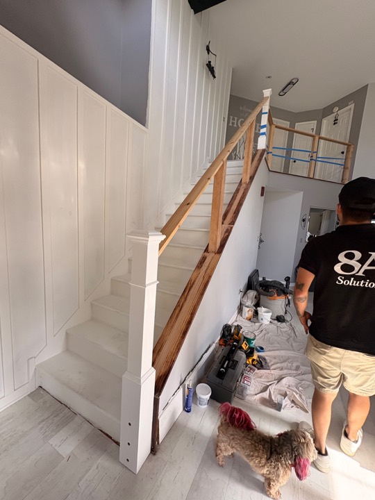 8A building a new staircase and railing